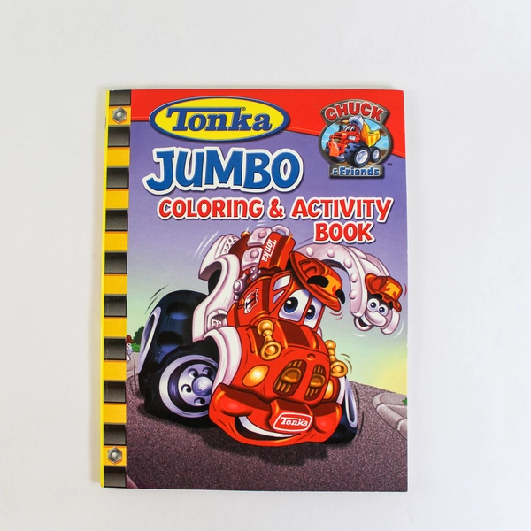 Bendon Tonka Jumbo Coloring & Activity Book Chuck Friends 2005, Pre-Owned