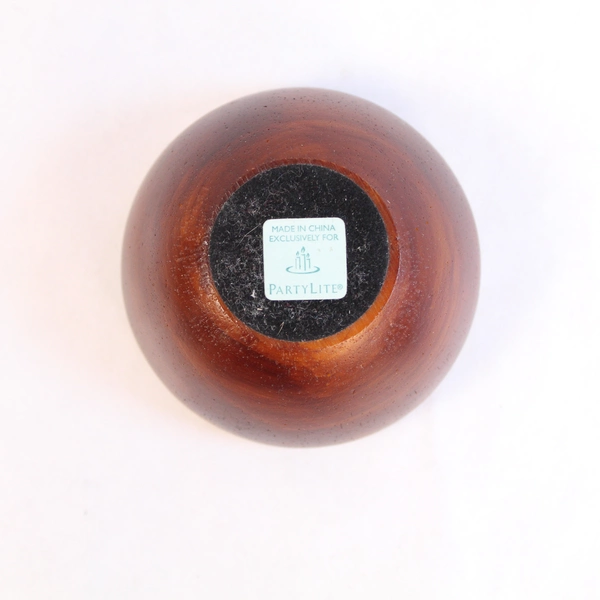 PartyLite Floral Wood Diffuser Incense Stand Holder with Lid - Pre-Owned