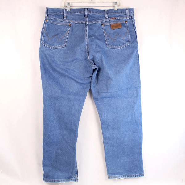 Vintage Wrangler Jeans Men's 42x30 Blue USA Cowboy Medium Wash 13MWZPW