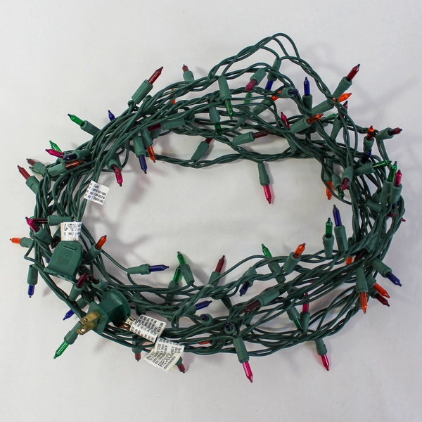 Holiday Basix Mini T5 Bulb Christmas Lights 100 Count 17ft Tested Working