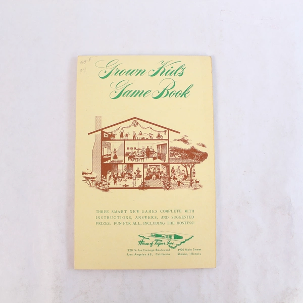 Lot of 2 Vintage House of Paper Bridal Shower & Kids Party Game Booklets