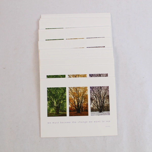 Lot of 19 Vintage Ghandi Quote Blank Greeting Cards - Good Condition