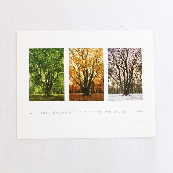 Lot of 19 Vintage Ghandi Quote Blank Greeting Cards - Good Condition