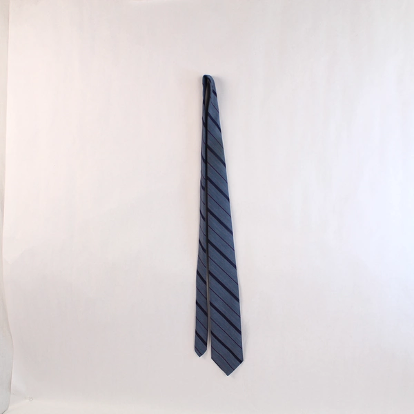 Vintage John Henry Striped Tie Blue Pink Purple 59" Long Men's Accessories
