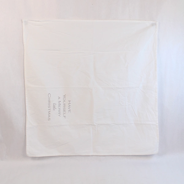 Lot of 2 Creative Co-op Christmas Tea Towels - Festive Kitchen Linens