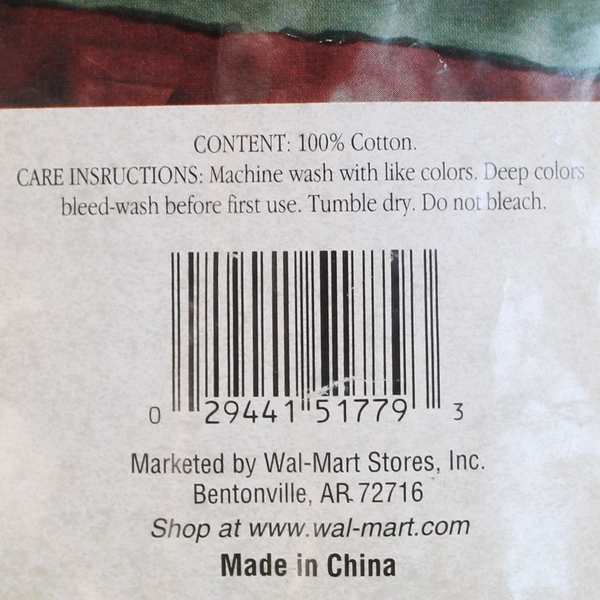 Lot of 2 Holiday Time Christmas Placemats Red Green Poinsettia NWT