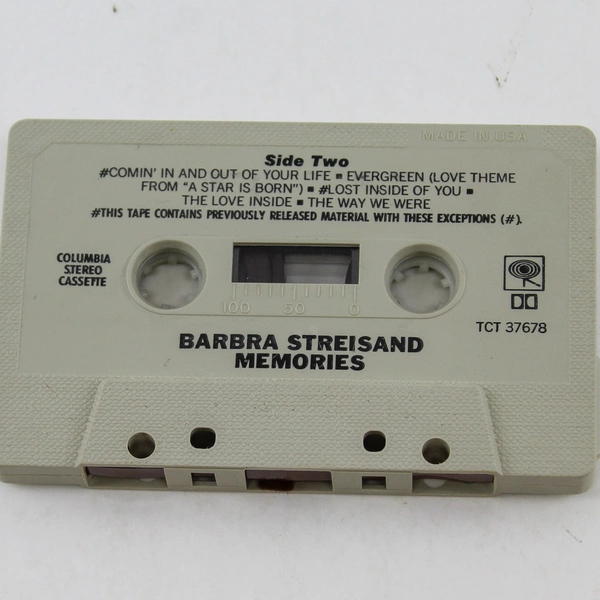 Barbra Streisand Memories Cassette Tape 1981 Columbia Records - Untested