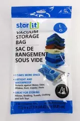 Stor It Vacuum Storage Bag Large 17.5" x 27.5" - New & Sealed