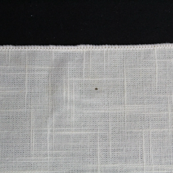 Lot of 2 Vintage Eggshell Heavy Cotton Napkins - Unique Charm, Pre-owned