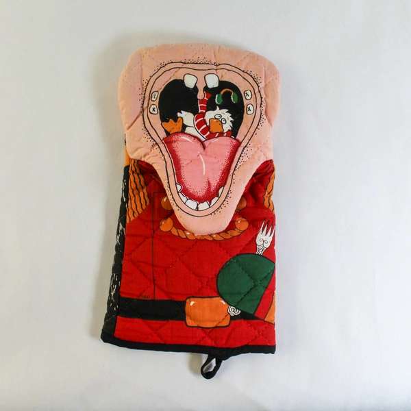 Vintage Barth & Dreyfuss Christmas Character Pot Holder Holiday Decor 11"