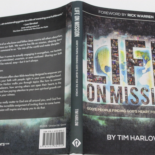 Life On Mission by Tim Harlow 2014 Hardcover Book - Good Condition
