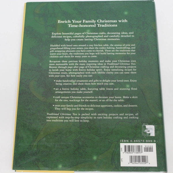 Traditional Christmas Two Book by Cowles Creative Publishing - Good Condition