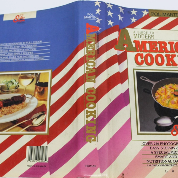 Pol Martin American Cooking Hardcover Book 1988 Brimar Publishing