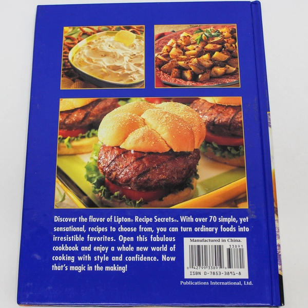 Lipton Recipe Secrets Cookbook 1999 - 71 Flavorful Recipes, Hardcover