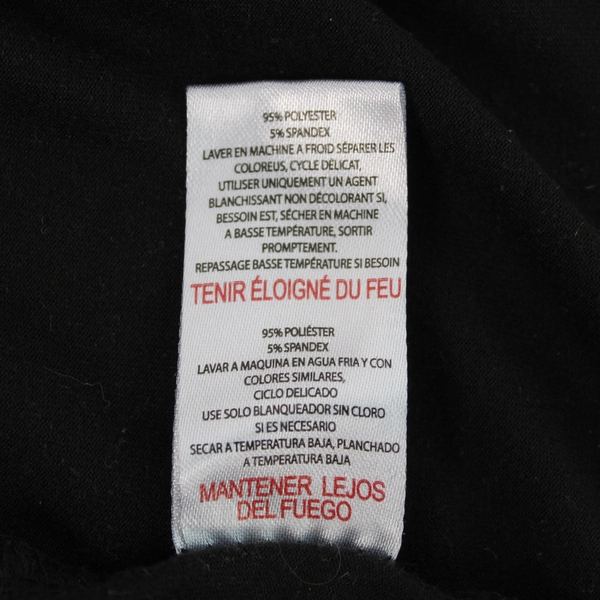 Rae Dunn Women's Black Long Sleeve Pajama Top M Button-Up Sleepwear Pre-Owned