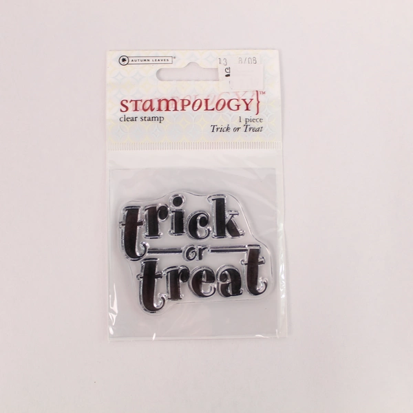 Lot of 3 Stampology Clear Halloween Stamps for Crafting & Scrapbooking
