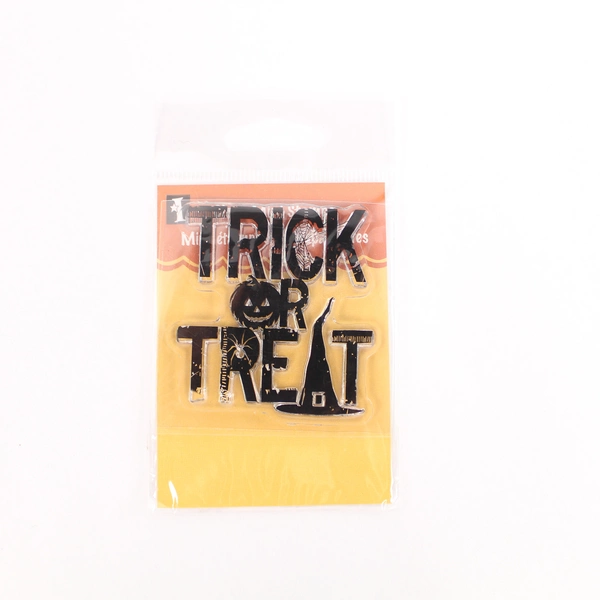 Lot of 3 Stampology Clear Halloween Stamps for Crafting & Scrapbooking