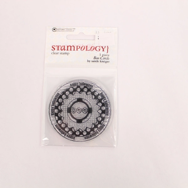 Lot of 3 Stampology Clear Halloween Stamps for Crafting & Scrapbooking