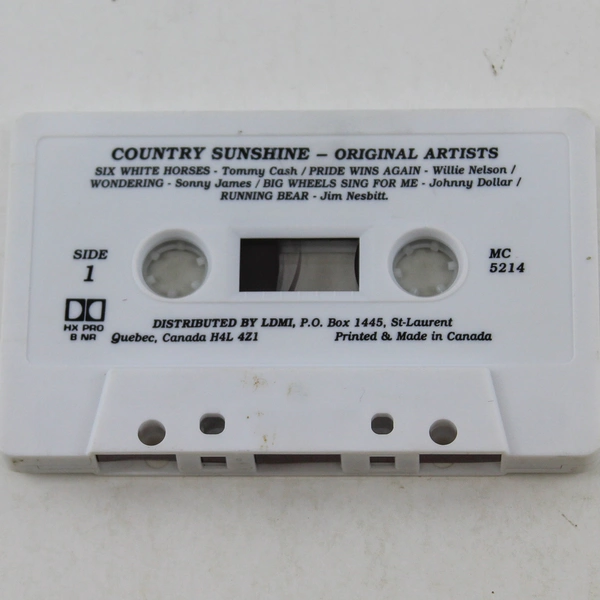 Country Sunshine Original Artists Cassette Tape - Madacy Music Group