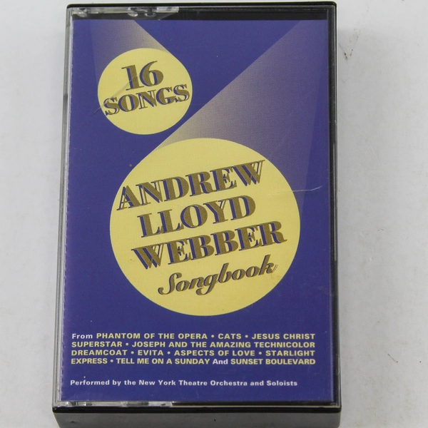 Andrew Lloyd Webber Songbook Audio Cassette 1994 Essex, 16 Iconic Songs
