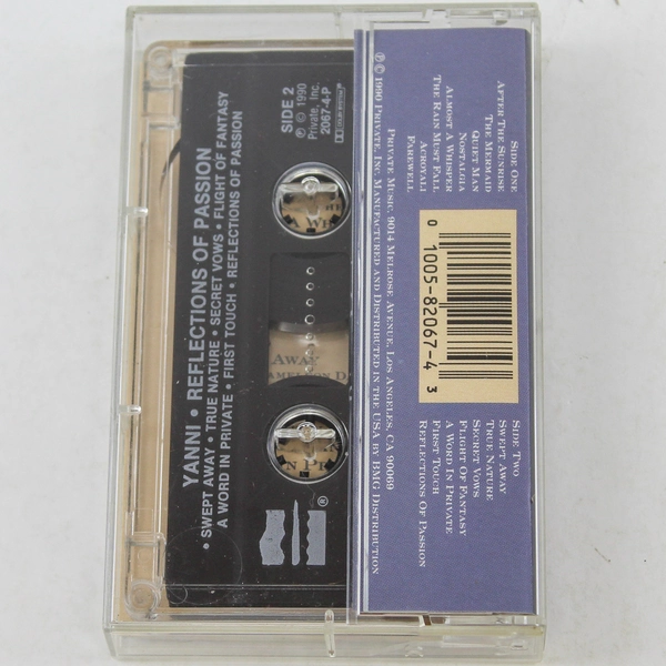 Yanni Reflections Of Passion Music Cassette Tape 1990 BMG Records - Good