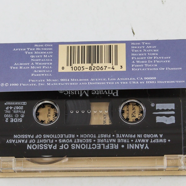 Yanni Reflections Of Passion Music Cassette Tape 1990 BMG Records - Good