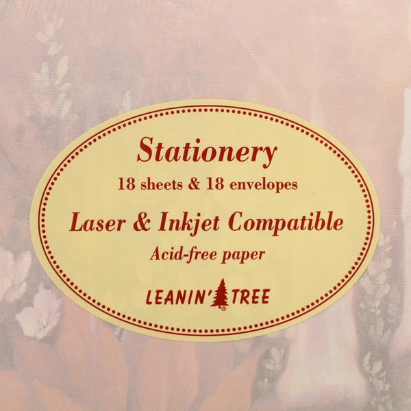 Vintage Leanin' Tree 1999 Christmas Stationery Set John 3:19 Sealed 18 Sheets