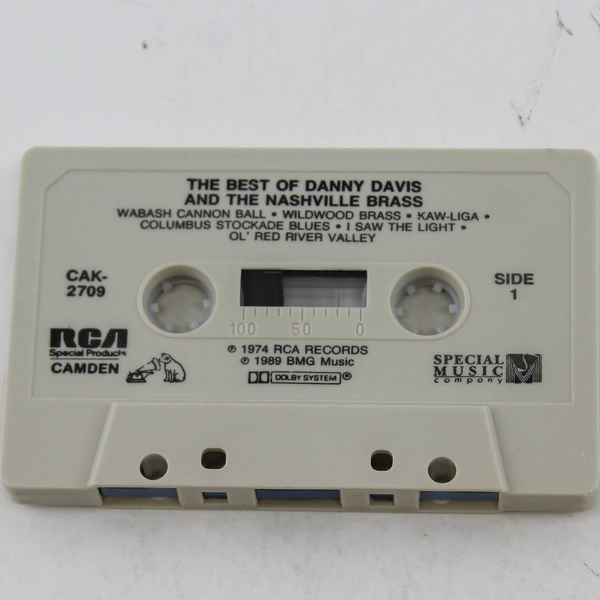 The Best Of Danny Davis & The Nashville Brass Cassette Tape RCA 1974