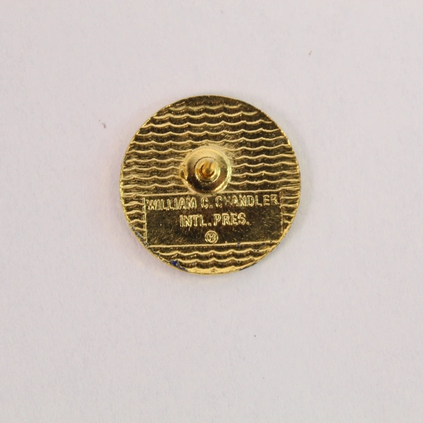 1980-1981 Alabama Lions Club Perfect Attendance Blue & Gold Pin - Collectible