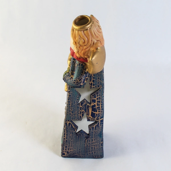 Pier 1 Imports Angel Tealight Holder 8.5" Farmhouse Holiday Decor