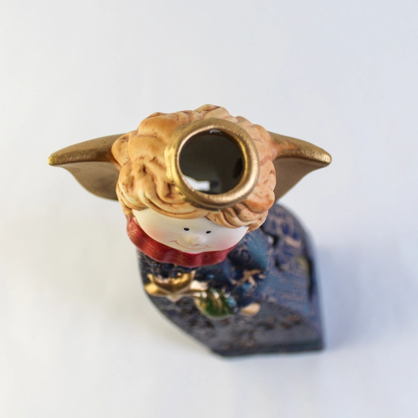 Pier 1 Imports Angel Tealight Holder 8.5" Farmhouse Holiday Decor