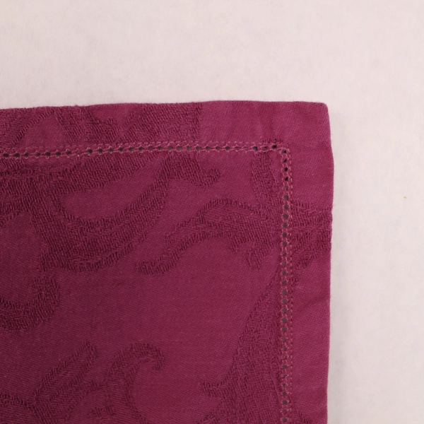 Yves Delorme Paris Villandry Damask Floral Napkin - Good Pre-Owned Condition