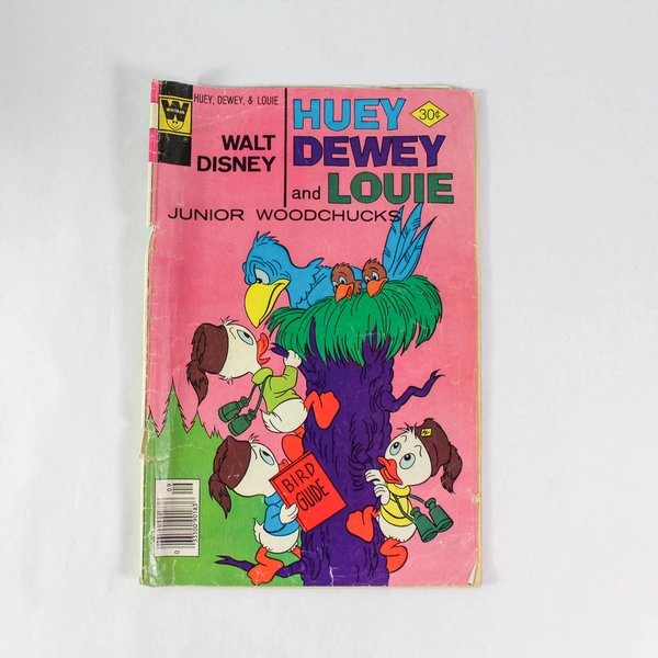 Vintage Walt Disney Huey Dewey Louie Comic Book 1977 - Pre-Owned, Worn
