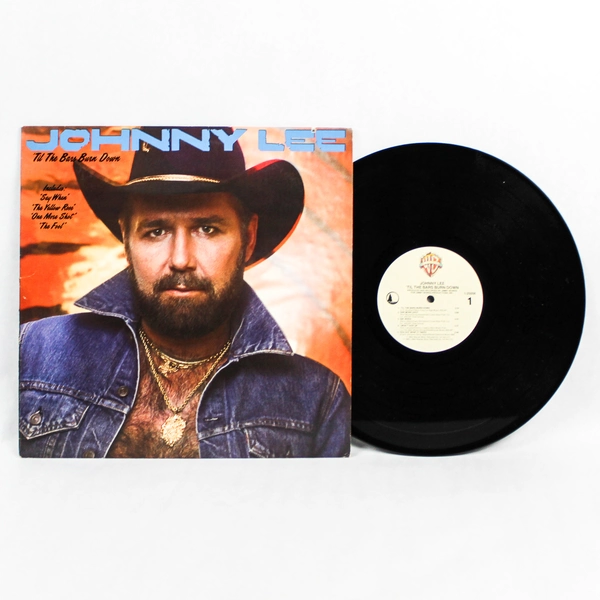 Johnny Lee 'Til The Bars Burn Down LP 1984 Warner Bros Country Music