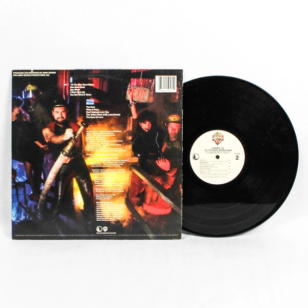 Johnny Lee 'Til The Bars Burn Down LP 1984 Warner Bros Country Music