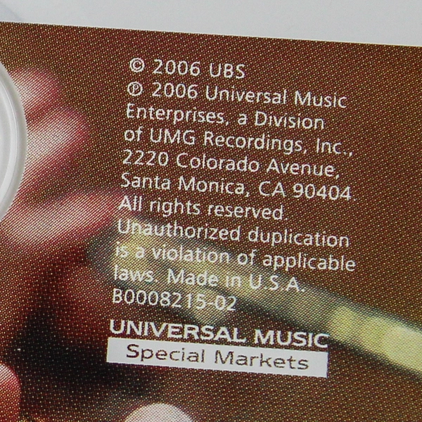 UBS Celebrates Great American Orchestras Vol II CD - Pre-Owned Music Collectible