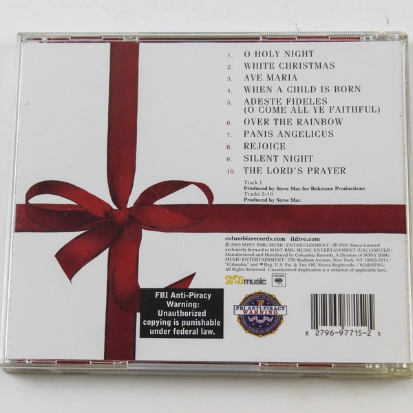 Il Divo The Christmas Collection CD 2005 Columbia Records Good Condition