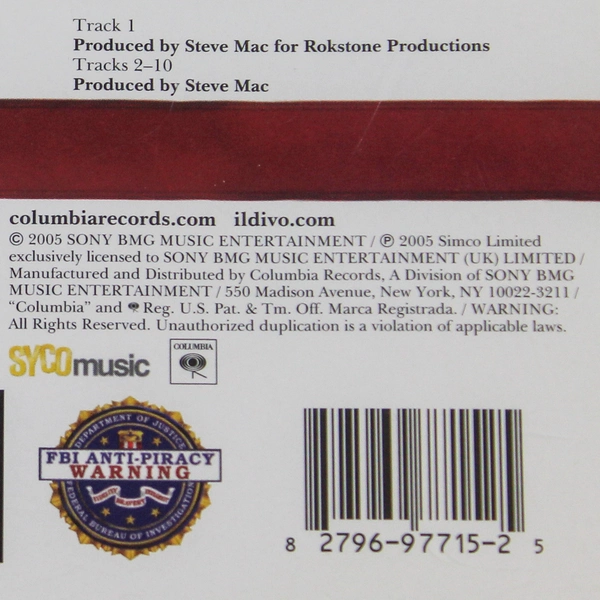 Il Divo The Christmas Collection CD 2005 Columbia Records Good Condition