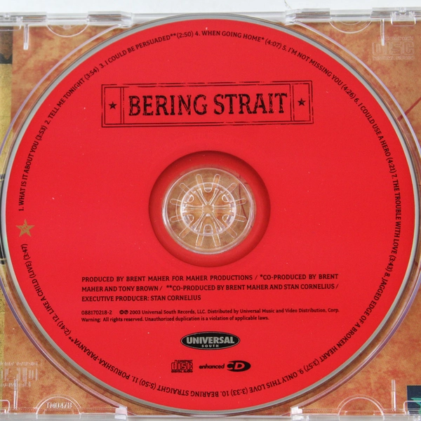 Bering Strait Music CD 2003 Universal South Records - Good Pre-Owned