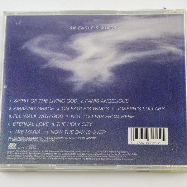 Michael Crawford On Eagle's Wings CD 1998 Atlantic Good Condition Untested
