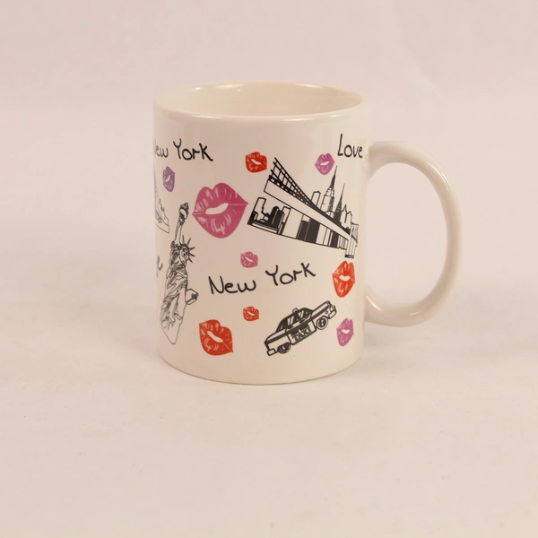 New York Broadway Theatre Times Square Coffee Mug - Pre-Owned Collectible
