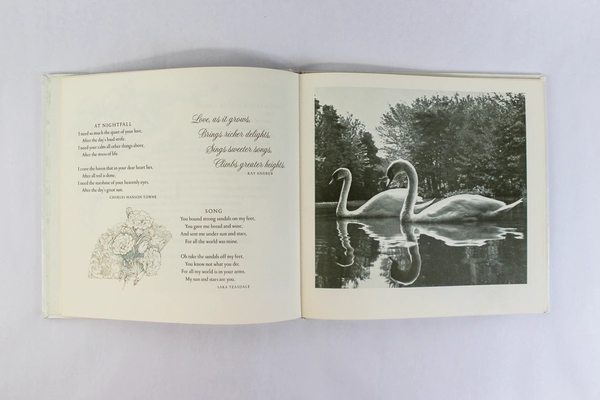 Vintage Hallmark Silver Wedding Anniversary Journal - Worn, Pages Torn Out