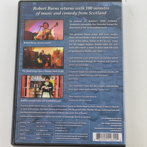 Jim Malcolm's Bard Hair Day DVD 2010 - Scottish Music & Comedy - Pre-Owned