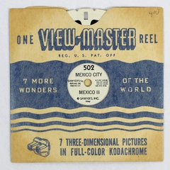Vintage ViewMaster Reel 502 Mexico City II - 7 Wonders of the World