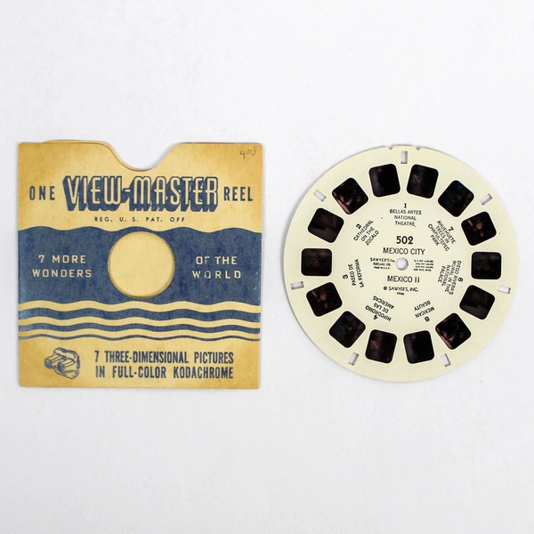 Vintage ViewMaster Reel 502 Mexico City II - 7 Wonders of the World