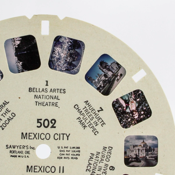 Vintage ViewMaster Reel 502 Mexico City II - 7 Wonders of the World