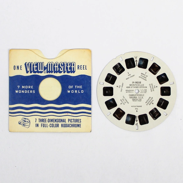 Vintage ViewMaster Reel SP9032 Monticello Virginia 3D World Wonders
