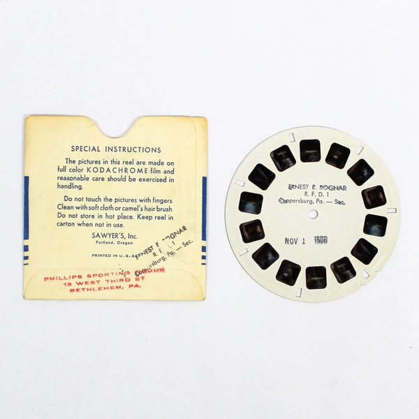 Vintage ViewMaster Reel SP9032 Monticello Virginia 3D World Wonders