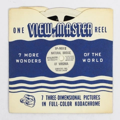 Vintage ViewMaster SP9012 Natural Bridge of Virginia 3D Slide Reel