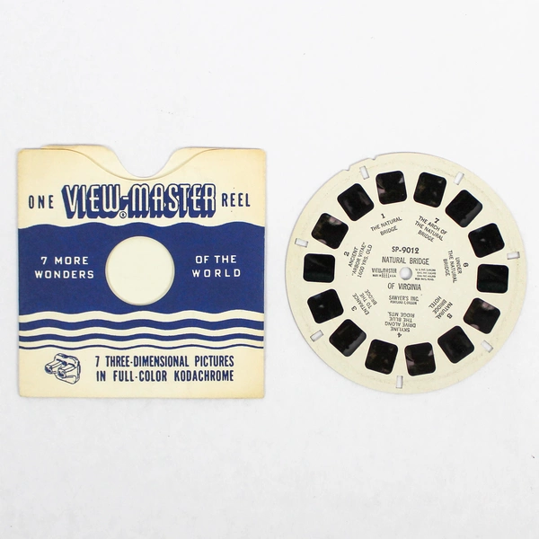 Vintage ViewMaster SP9012 Natural Bridge of Virginia 3D Slide Reel